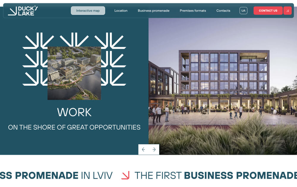 Design and Developing Website for Duck’s Lake business centre